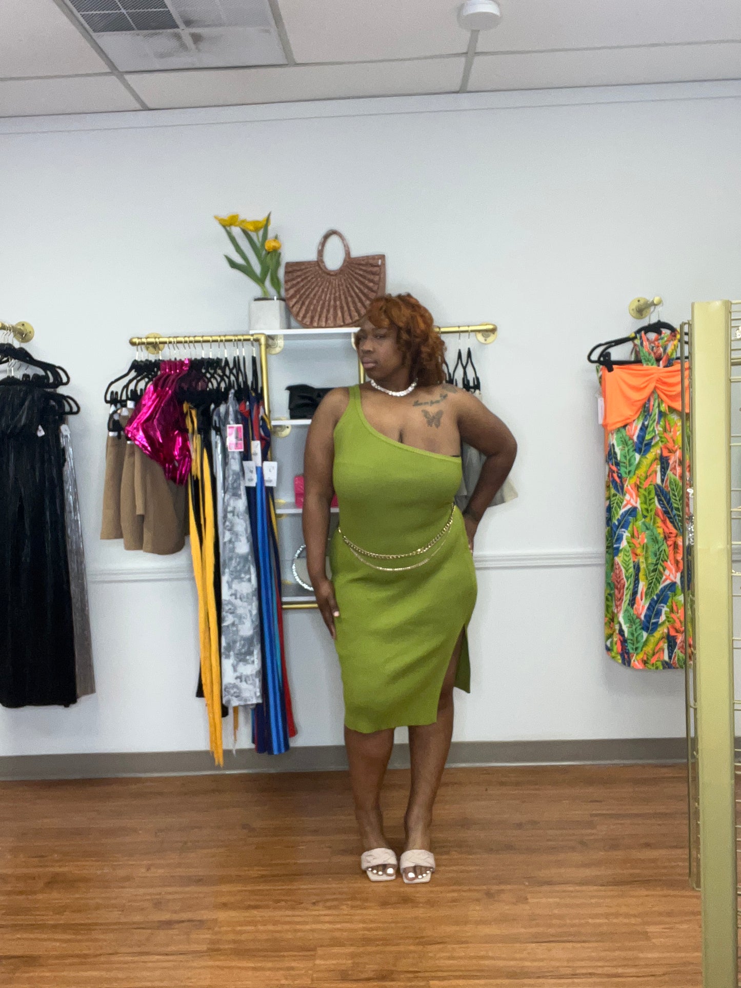 One Shoulder Dress
