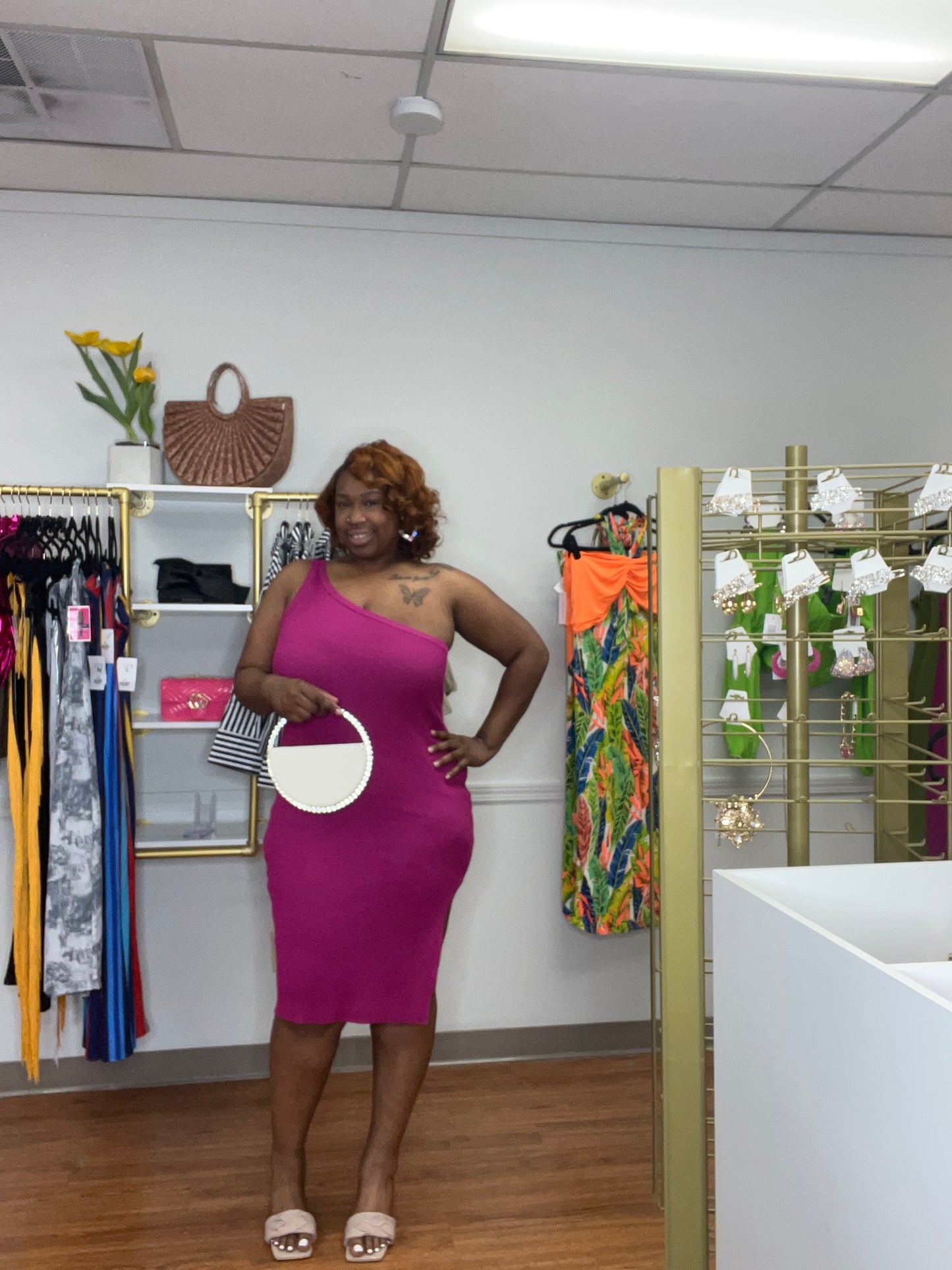 One Shoulder Dress
